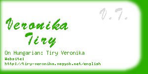 veronika tiry business card